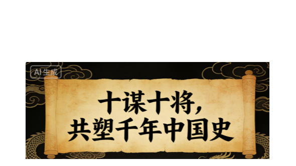 盘点‖十谋十将，共塑千年中国史